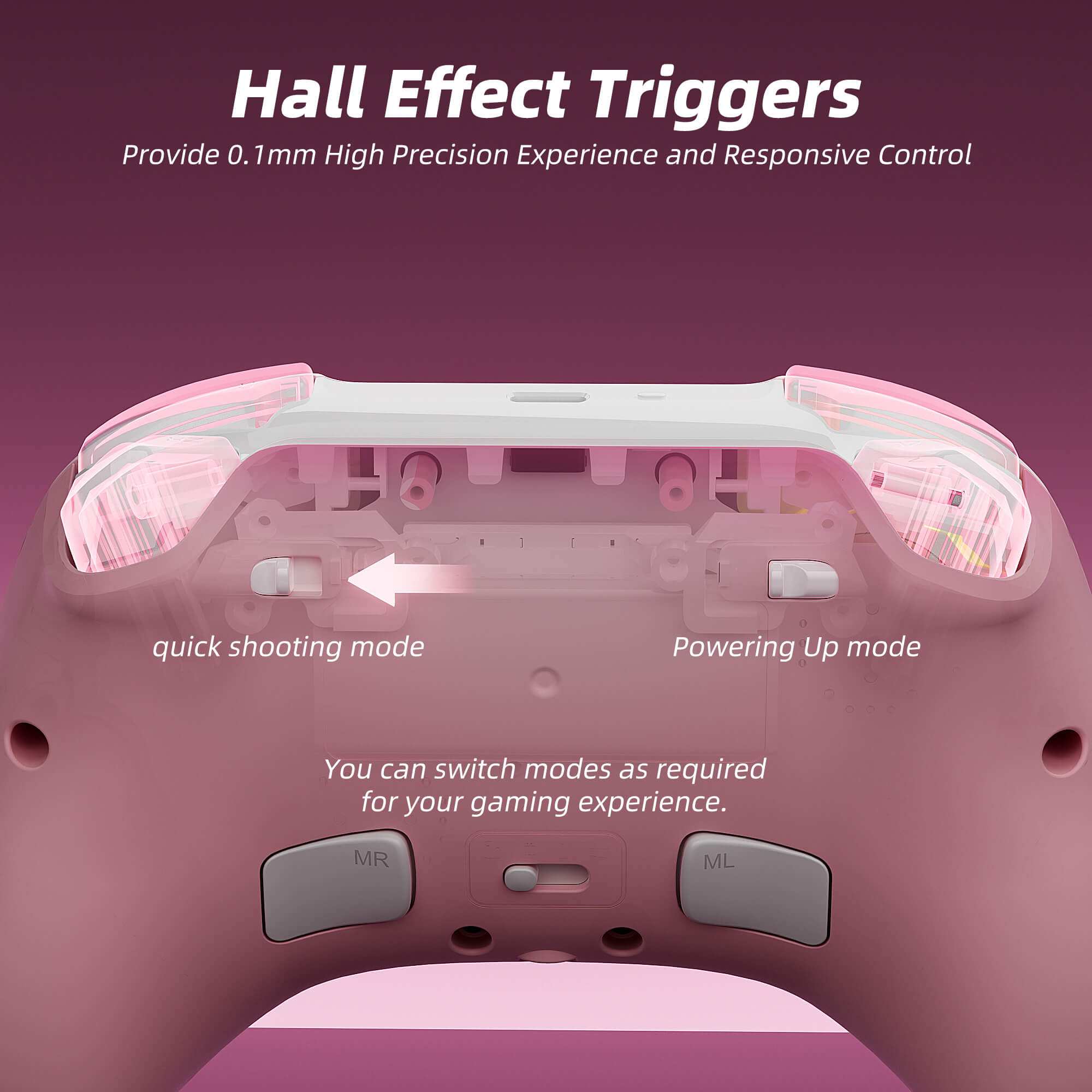 Mytrix Black Ice Wireless Pro Controller with Hall Effect Joysticks/Hall Trigger (No Drift), Compatible with Nintendo Switch, Windows PC, iOS, Android, and Steam/Steam Deck Mytrix Black Ice Wireless Pro Controller with Hall Effect Joysticks/Hall Trigger (No Drift), Compatible with Nintendo Switch, Windows PC, iOS, Android, and Steam/Steam Deck